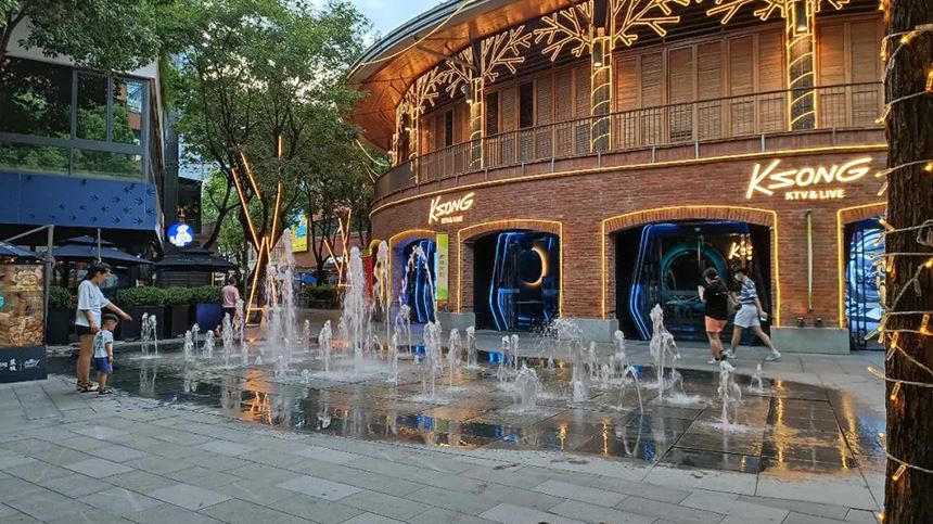 wuhan tiandi fountain fountain led light ip68